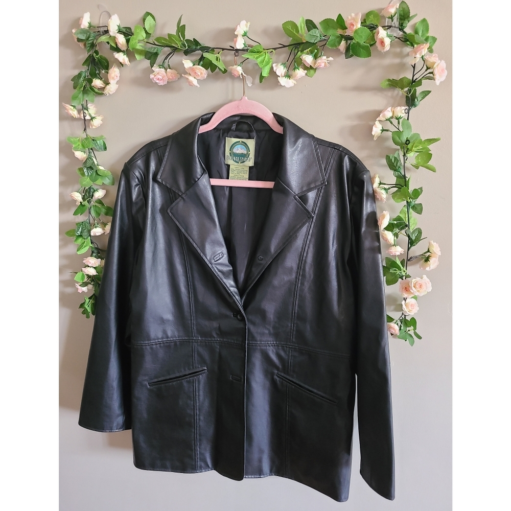 Vintage Leather Jacket / Blazer
